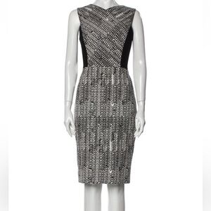 Jason Wu Colorblock Pattern Midi Length Dress